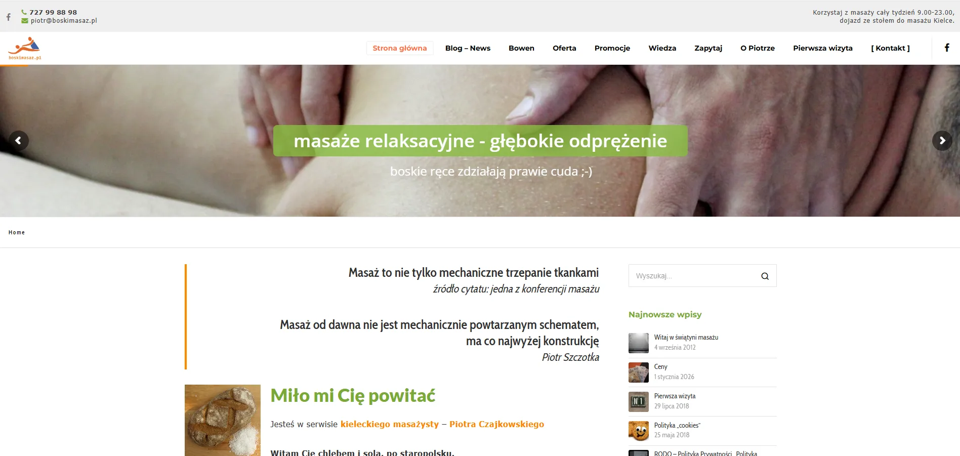 Najlepszy masażysta w Kielcach — obraz 2026